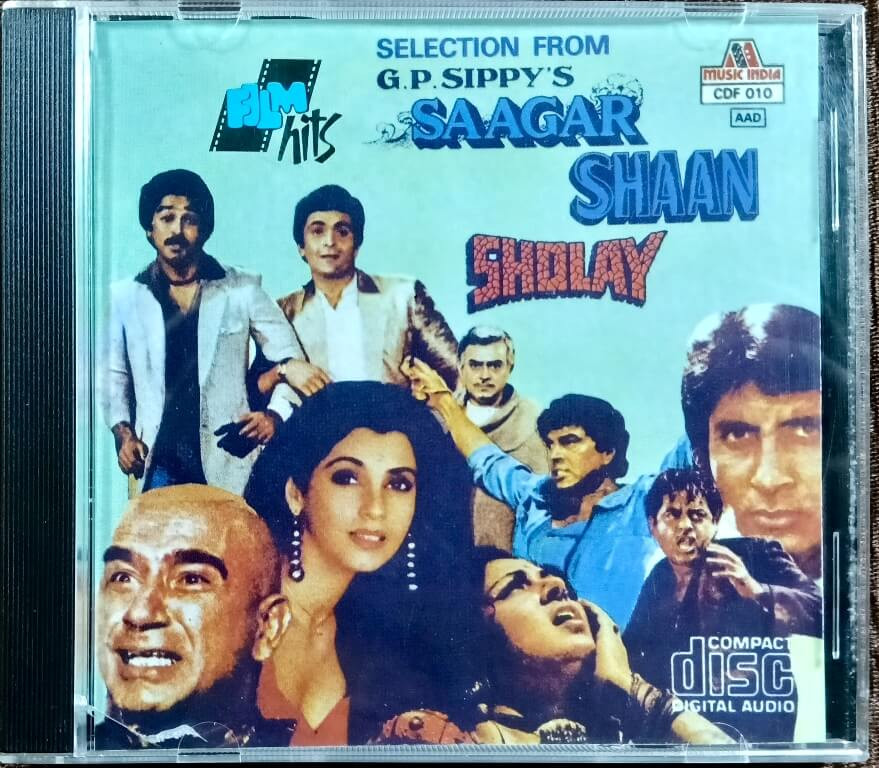 Saagar (1984) R. D. Burman / Shaan (1980) R. D. Burman / Sholay (1975) R. D. Burman Pre-Owned Music India Audio CD